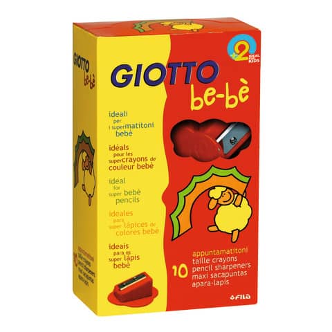 Temperino appuntamatitone GIOTTO be-bè  conf. da 10 - 462400